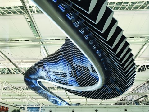 Take Off , BMW Group , Terminal 2, Airport, Munich, Germany - FRANKEN\ARCHITEKTEN