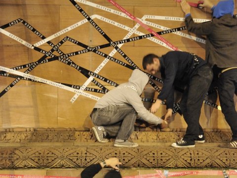 BDA Guerilla Aktion, BDA, Darmstadt, Germany - FRANKEN\ARCHITEKTEN