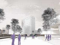 XL Hotel, ECE International, München, Deutschland - FRANKEN\ARCHITEKTEN
