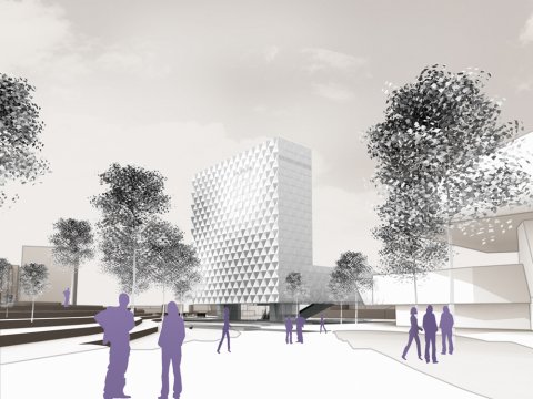 XL Hotel, ECE International, München, Deutschland - FRANKEN\ARCHITEKTEN
